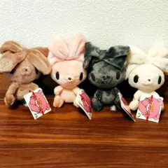 チャックスGP 汎用うさぎ ぬいぐるみマスコット ベージュカラー 全4