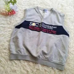 美品♡ セントクリストファー　ベスト　ジレ　コットン100%　F