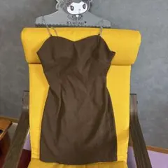 DAZY ブラウン キャミワンピース Sサイズ