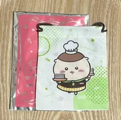 ココス × ちいかわ くりまんじゅう 巾着①