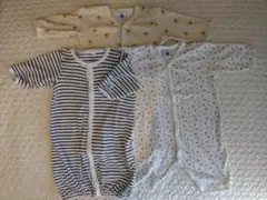 プチバトー　2wayオール、カバーオール