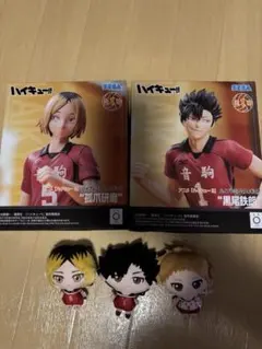 ハイキュー!! ハイプレミアムフィギュア黒尾鉄朗 孤爪研磨 ＆ぬいぐるみちゃーむ