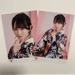 野口衣織　イコノイジョイ　浴衣　直筆　コメあり　イコラブ イコラブ ＝LOVE イコノイジョイ2023 浴衣 生写真 野口衣織 コンプ