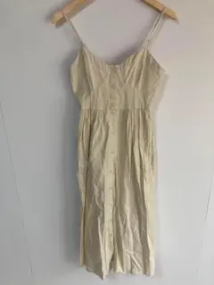 SLY アイボリー キャミワンピース ボタン付き