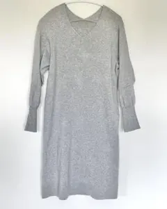 ミラオーウェン ニットワンピース Vネック　ワンピース