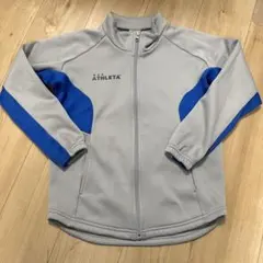 ATHLETA フルジップジャケット 100cm~ グレー/ブルー