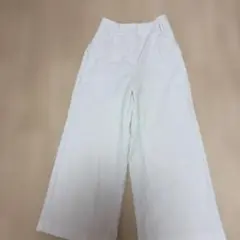 レディースワイドパンツ 白 PLST サイズＳ