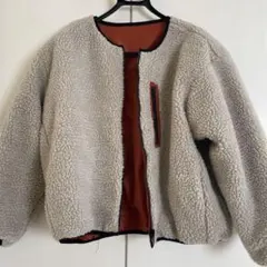 earth music&ecology リバーシブル　ボアジャケット