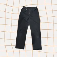 Lee ブラックデニム 日本製 29×31 ストレートデニム ブラック