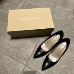 KASHIYAMA オーダー靴 パンプス 黒のサムネイル