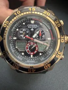 美品-CITIZEN エコドライブ PROMASTER ヨットタイマー稼働品 シチズン プロマスター』 エコ・ドライブ ヨットタイマー