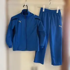 PUMA 青 ジャージ セット (ジャケット+パンツ)
