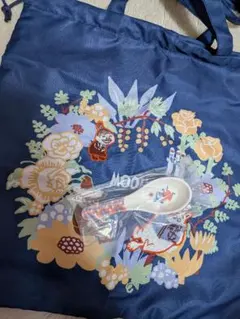 MOOMIN 豪華刺しゅう巾着トート
