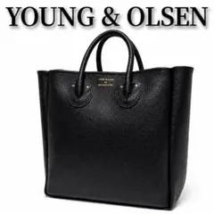 YOUNG&OLSEN トートバッグ ブラック A4収納可のサムネイル