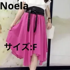 Noelaノエラ　ヘムラインスカート　ピンク　スカート　春　夏のサムネイル