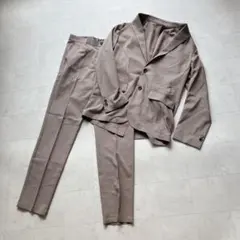 ⑦【極美品】グリーンレーベルリラクシング メンズ パンツスーツ セットアップ L