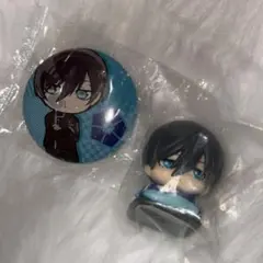 ブルーロック おねむたん vol.2 ぴた！でふぉめ 制服 缶バッジ 糸師凛