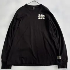 ✨美品✨ G-STAR RAW ジースターロゥ 長袖カットソー黒S mr783のサムネイル