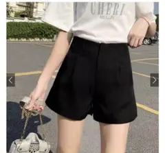 GRL タックハイウエストショートパンツ[at1744]