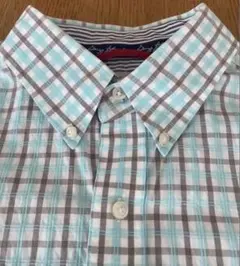 ラングラー 半袖チェックシャツ 2XLT ミント BD ビッグサイズ 夏