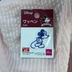 ダイソー　ディズニー　ワッペン　ミッキー