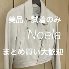 Noela フェイクスエードライダースジャケット
