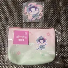 忍たま乱太郎 フリューくじ 桜もちぴこ ポーチ アクスタ 潮江文次郎