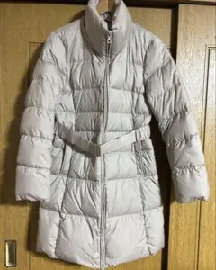 UNIQLO ベージュ ダウンコート ロング　レディース