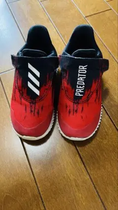 adidas Predator キッズシューズ レッド/ブラック14cm