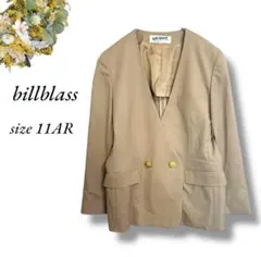 billblass ダブルブレストジャケット 11AR ベージュ 薄手 4542のサムネイル