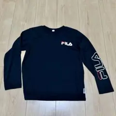 FILA キッズ長袖Tシャツ 黒 サイズ130