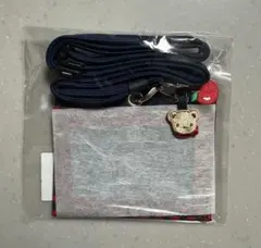 ♡新品未使用♡《ファミリア》ネームホルダー赤系チェック