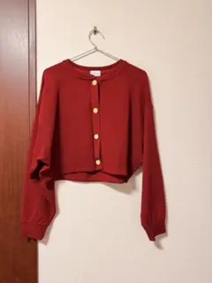 green label relaxing カーディガンショート丈