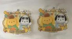 キラぷる ステッカー ポムポムプリン ポチャッコ シール サンリオ　シール　食玩