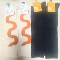 ユニクロ　マリメッコ　ヒートテック　ソックス　４足