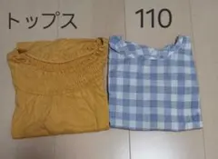 トップス カットソー Tシャツ 半袖 110 ユニクロ 無印 ２点セット