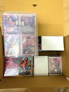引退品　ワンピースカード　数カートン分のパラレル　未開封プロモ付き