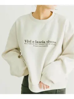 裏起毛刺繍スウェット　URBAN RESEARCH ITEMS