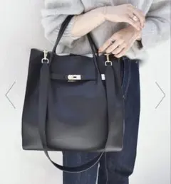 SHIPS any: A4 メタル フィッティング トート バッグ