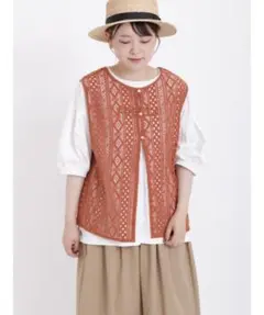 SM2レースベスト+パフスリーブTシャツセット