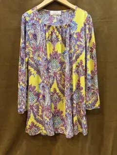 ★ カラフルワンピース 民族柄