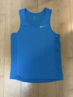 ナイキ シングレット タンクトップ ランニング シャツ ライトブルー S 新品