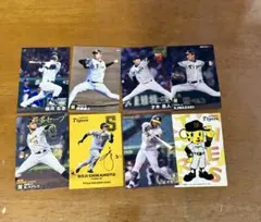 阪神タイガース プロ野球 カルビー トレーディングカードセット(サイン入りあり）