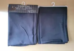 ピロケース 枕カバー 2枚セット 43×63cm ブラック 黒色