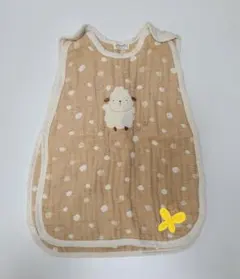 アモローサ　Amorosa　ベビースリーパー 羊の刺繍 水玉模様