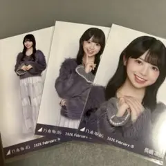 乃木坂46 生写真 ファーニット+キャミワンピ 長嶋凛桜