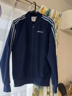 adidas ネイビー トラックジャケット