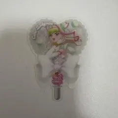 映画きみとアイドルプリキュア　映画特典うちわ型クリアカード キュアズキューン