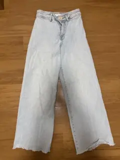 ZARA kids 140cm フレアデニム バギーパンツ