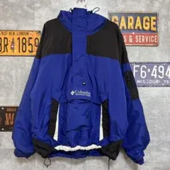 90s Columbia アノラック ナイロンジャケット 中綿ジャケット　古着